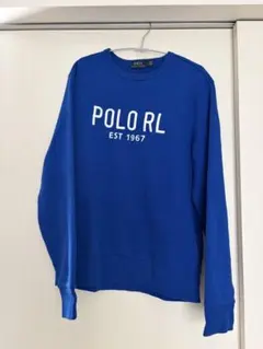 Polo RL クルーネック トレーナー 青