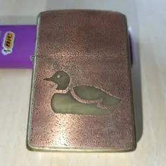 ZIPPO(ジッポ)ライター 1985年製 DUCK BRASS COPPER - メルカリ