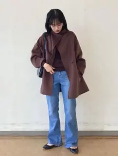 ユニクロ　フレアデニム