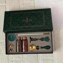 【大特価】レトロワックスシールキットシーリングワックスビーズワックスメルティ