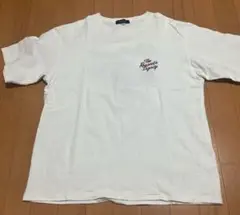 白Tシャツ バックプリント Lサイズ
