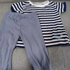ストライプTシャツとパンツセット 95cm/90cm