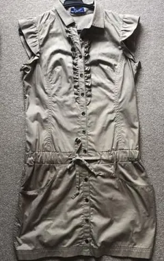 BURBERRY ベージュ シャツワンピース 半袖　36