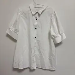 ホワイト ブラウス Lサイズ