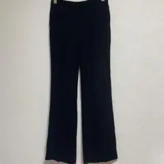 ZARA フレアパンツ ブラック XS センタープレス 美シルエット レディース