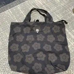 MARY QUANT トートバッグ デイジー柄 ブラックのサムネイル
