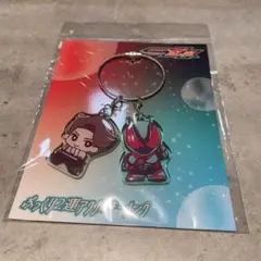 【新品未開封】仮面ライダーゼッツ ぷっくり2連アクリルキーリング 万津莫