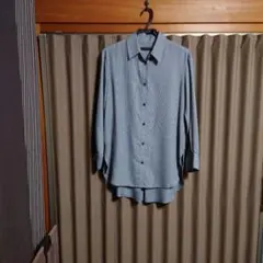 美品　la.f…　千鳥格子チュニックブラウス