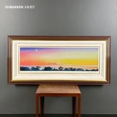 美品 ティノ・ステファノーニ「角柱灯台」シルクスクリーン 直筆サイン入 額縁入 美品 ティノ・ステファノーニ「角柱灯台」シルクスクリーン 直筆サイン