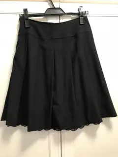 スカート　黒　R・F レース