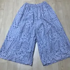 サマンサモスモス　花柄パッチワーク柄スカーチョ