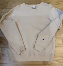 Champion チャンピオン スウェット ベージュ S USA製