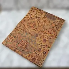 花柄デザイン 袋帯　アンティーク　オレンジベース　花柄　成人式