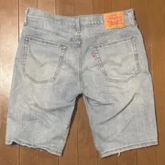 【美品】Levis405ハーフデニム　W32L12