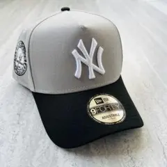 新作 海外限定 NY ヤンキース ニューエラ グレー p ツートン