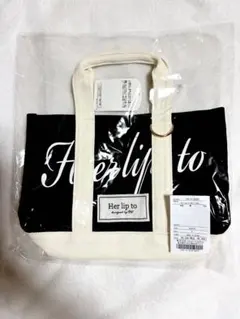herlipto HLT Canvas Mini Tote Black - メルカリ