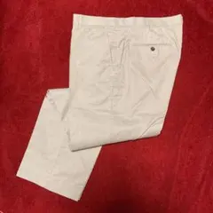 ユニクロ　メンズ チノパン ストライプ柄 スラックス パンツ
