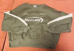 トレーナー Lサイズ オリーブグリーン Lovetoxic