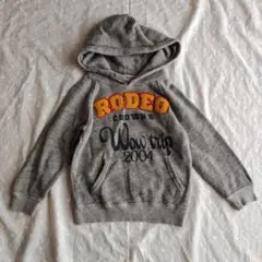 RODEO CROWNS グレー フード付きトレーナー