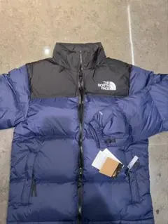 【新品タグ付】TNF 700フィルヌプシダウンジャケットネイビーメンズLサイズ
