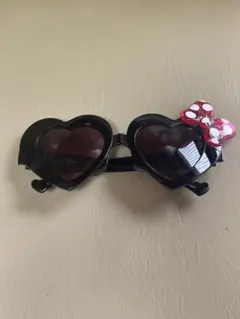 ミニーマウス ハート型サングラス