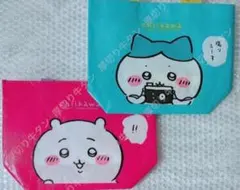 タグ付き ちいかわ ハチワレ コンビニバック エコバッグ 2点のサムネイル