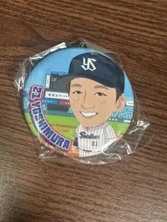 スワローズガチャ　缶バッジ　吉村貢司郎