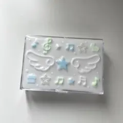 レジン デコ トレカケース 小物ケース 星 羽 音符 ウィッシュコア