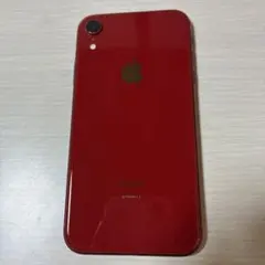 Apple iPhone XR (赤) ひび割れあり