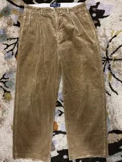美品 90s ラルフローレン 太畝 コーデュロイパンツ ベージュ