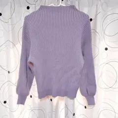 INGNI｜シンプルリブニット〈ピンクパープル〉