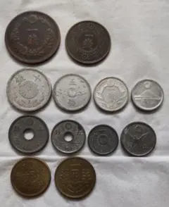 旧貨幣セット 16枚 明治 大正 昭和 - メルカリ