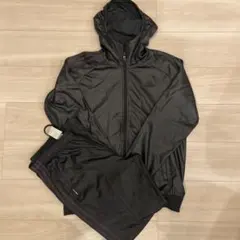 な*な様 adidas フード付き ブラックジャージ