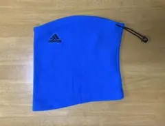 adidas ブルー　ネックウォーマー