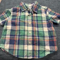 babyGap チェック柄シャツ 12-18ヶ月　80サイズ　グリーン