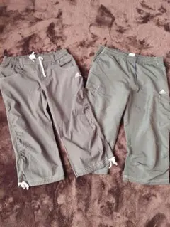 男女ペア★2点adidas オリーブグリーン ボトムス Mサイズ