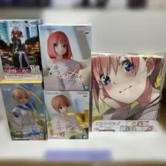 五等分の花嫁　フィギュア　枕カバー　5点セット