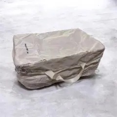 収納ポーチ　軽量！PACKING CUBE M ベージュ 中型