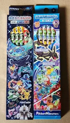 ポケットモンスター かきかたえんぴつ　 12本入り 2箱セット