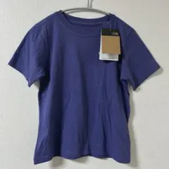 ノースフェイス　半袖Tシャツ　パープル