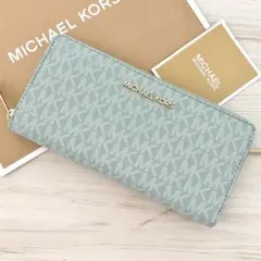 ★ 新品 MICHAEL KORS マイケルコース 長財布 ライトグリーン