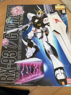 RG 1/144 νガンダム 組立済完成品 デカール追加・艶消し仕上げ - メルカリ