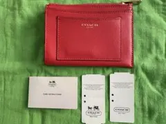 COACH コインケース 赤のサムネイル