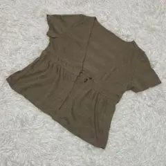 リブインコンフォート ボレロ カーディガン 半袖 Lサイズ