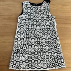agnès b. 花柄刺繍 ノースリーブワンピース 6 ans