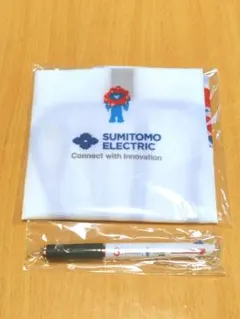 ミャクミャク《住友電工 》エコバッグ ボールペン セット　非売品