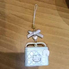 サンリオ ハローキティ シークレットストラップ ミニチュアキルト ブルー