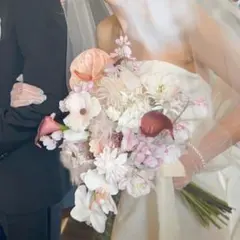 アーティフィシャルフラワー　ブーケ　ブートニア　ぴょんぴょんブーケ