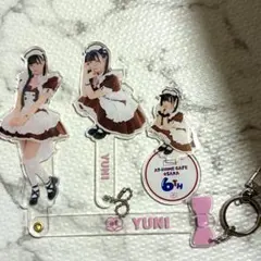 日奈森亜夢(あむ)＆月詠幾斗(イクト) アクリルブロックキーホルダー 
