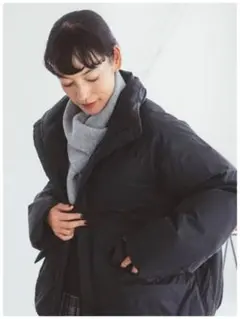 NORMALLY ダウンジャケット ブラック サイズ0 北欧、暮らしの道具店